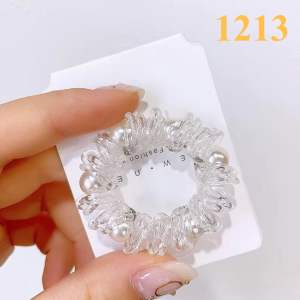 [Ready Stock 现货🇲🇾] Seamless Telephone Wire Bun Head Ponytail Hair Band Hair Ring 无痕电话线丸子头马尾发圈发绳