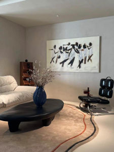 HUACHENYUE | Artistic Cream Colored Decorative Painting