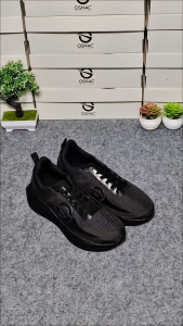 Osnac - Climazenix Hitam Full Sepatu Running Lari Olahraga Voli Pria Wanita