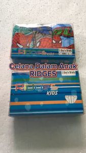 3 Pcs Celana Dalam Anak Cowo Laki Laki Ridges Kids Motif Lucu Ukuran M L XL