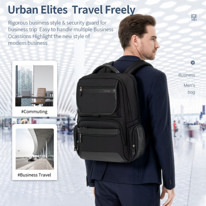 Tigernu Lifetime Warranty Men Doublelayer Backpack 17inch Laptop