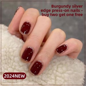 CHUBEISHI | Red Series Stylish Nail Stickers 2024 New Year