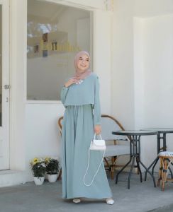 Zeeya Gamis Korean Style Best Seller