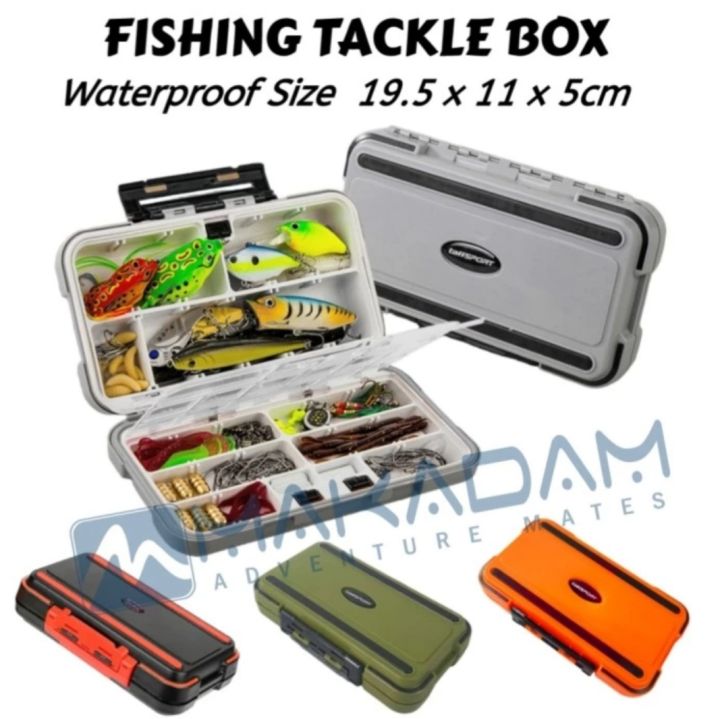fishing tackle box kotak perkakas alat kail pancing waterproof