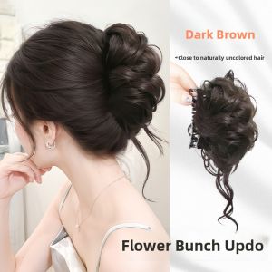 JUZITING | Simulation Hair Clip-in Hair Pack Celebrity Style Hair Circle