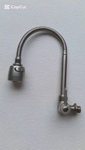 [ VIENA ] Kran Angsa Fleksibel Kran Cuci Piring Keran Sink Kran Dapur Dinding SN Anti Karat FLX04LS Kepala Besar