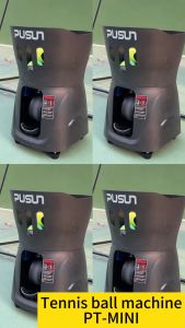 PUSUN Tennis Ball Machine PT-Mini Compact Outdoor Indoor Tennis Automatic Throwing Machine Trainer 发球机 抛球机 自动投掷机训练器