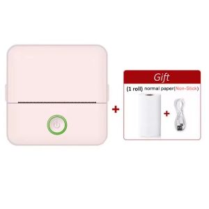 Wireless Bluetooth Protable Label Thermal Printer with Sticker Paper for Student note inkless printing Photo Journal Notes Memo