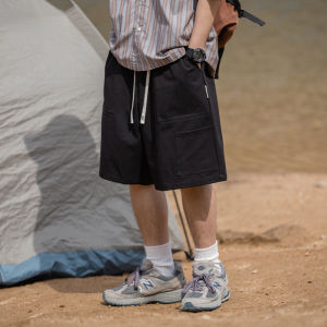 Loose Fit Summer Workwear Shorts Thin Sporty Casual plus Size Five-Quarter Pants for Men Trendy Brand Free Size Chinese Style