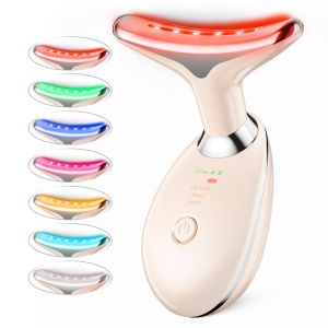 Neck Face Massager Facial Massage Device with Thermal Triple Action Colour Modes for Skin Care Face Sculpting Tool for Double