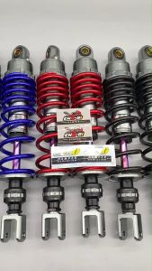 โช๊คโชบิ(ปรับรีบาวด์ได้) แกนรุ้งPCX/XMAX/NMAX/AEROX มี3สี แดงแก้ว น้ำเงิน ดำ มีขนาดความสูง310/320มิล