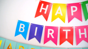 1Set Elegant Happy Birthday Banner Best Seller 1 Set Party Banner Party Decoration