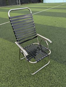 Ghế Xếp Inox Lưng Cao - Dây Nhựa Đài Huyền Thoại