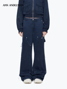 ANN ANDELMAN | Washed Vintage Retro Wide Leg Jeans Loose