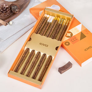 High-End Slip-Resistant Chicken Wing Wood Chopsticks for Home Use One Person One Chopstick 2025 New Oil-Fried Family Meal Red Sandalwood Chopsticks