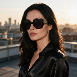 【Official Box】DG Fashion Original Brand Shades for women square frame sunglasses sale Beach Fishing traveling Anti UV Anti Glare