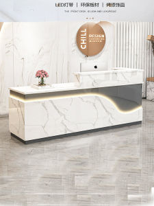 Cashier Counter Company Reception Table Clothing Store Small Bar Counter Beauty Salon Reception Desk Store Commercial Information Desk