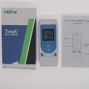 USB Temperature Data Logger TempU03 TempU04 Datalogger 32000 Point PDF Report Temperature Data Recorder for Storage Cold Chain