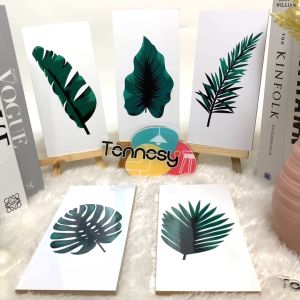 HIASAN DINDING DAUN MONSTERA WALL DECOR DAUN PAJANGAN KAYU POSTER DEKORASI RUMAH KAMAR TIDUR