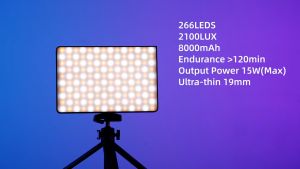 Ulanzi LT003 8000mAh 10" LED Panel Video Studio Light RGB Color Lamp