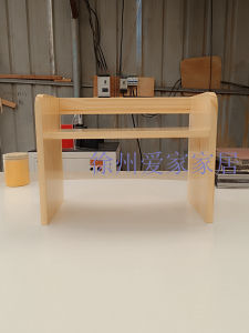 Simple Desktop Storage Rack Solid Wood Sundries Rack Dresser Desk Small Bookcase Office Kitchen Elevated Overhead Rack