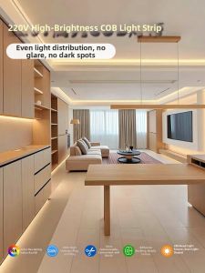 OUYIRUI | Super Bright COB Waterproof Linear LED Strip Light 220v