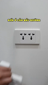 Ổ Cắm Chia Điện Deli Ổ Cắm Điện Chữ T 2500W Ổ Điện Nhiều Nguồn Có Cổng USB TypeC Sạc Nhanh