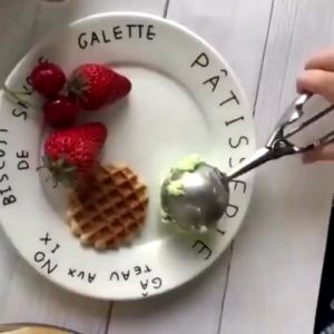 Stainless Steel Ice Cream Scoop Cookie Scoop Round Fruit Baller