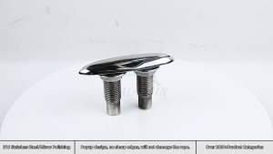 AndyMarine 316 Stainless Steel 5/6inch Pop Up Cleat Boat Accessories Save Space Mooring Dock Neat Cleat Marine Yacht Bollard