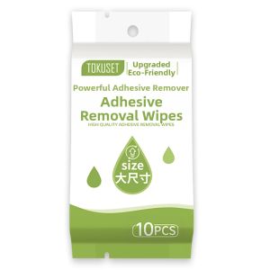 TOKUSET | Multi-Purpose Adhesive Remover Wipes for Car and Home