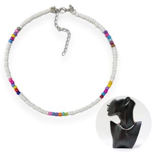 Arissa Beads Bohemian Necklace Boho Style Kalung Manik Manik Kalung Korea Beaded Rainbow Jewellery