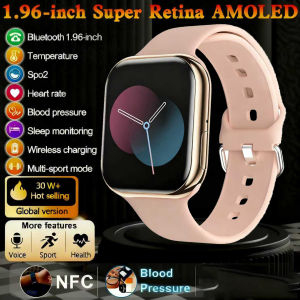 2025 New Smart Watch Watch Global Version Men Women HD AMOLED Display Heart Rate Bluetooth Call GPS Track Waterproof Sports Gift