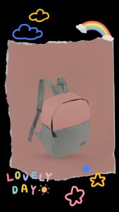 I Quit Duotone Small Backpack - Ransel Anak dan Dewasa | Delicious Salmon