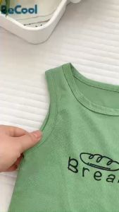 Áo Ba Lỗ Cho Bé Trai Bé Gái BECOOL In Bánh Mỳ Chất Cotton Cao Cấp Cho Bé Từ 10-26kg