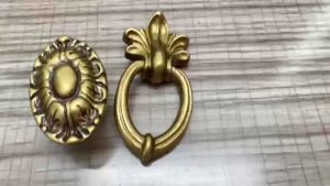 Núm Tay quai N125 N98  đồng nguyên chất tay quai lắp tủ quần áo tủ trang trí kệ tivi vô cùng đẹp sang và chất