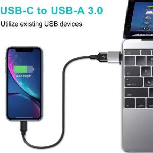 Bộ Chuyển Đổi NNBILI USB C Sang USB 3.0 OTG Type C Cho MacBook Pro OnePlus 7 Pro Samsung S10 S9 S8 Huawei P20 Pro - Bộ Chuyển Đổi Điện Thoại Di Động