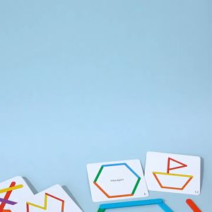 Đồ Chơi Montessori Giáo Dục Cầu Vồng Bằng Gỗ Stick Sắp Xếp Hình Học Logic Theo Mẫu