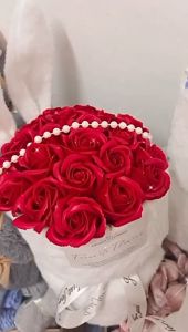 Ready stock gift bouquet Rose Soap rabbit Flowers bouquet Rose Flowers bouquet bunny flowers gift兔子香皂花花束