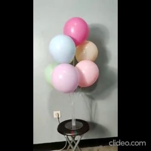Standing Stick Balon Stand Set Meja Berdiri
