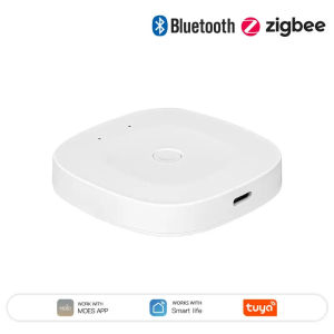 MOES Tuya Smart ZigBee Bluetooth Multi-Mode Gateway Hub Type-C Power Wireless Home Automation Works with Alexa Google Home