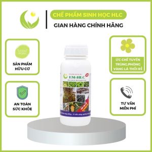 CHẾ PHẨM EM HLC TIÊU DIỆT TUYẾN TRÙNG - THUỐC TIÊU DIỆT VÀNG LÁ THỐI RỄ PHÒNG TRỪ TUYẾN TRÙNG RỄ HẠI CÂY TRỒNG - CHAI 500ML