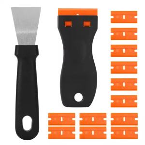 14Pcs 3D Printer Scraper Tool Angled Metal Scraper for Stubborn Prints & Plastic Scraper for Scratch Free Removal