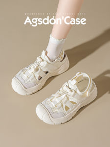 Agsdon | Breathable Summer Lace-up Hole Shoes Women Sandals