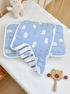 Pure Cotton Muslin Baby Pillowcase Double-Sided Anti-Slip Cover for Infants And Toddlers Single Person Bedding Small Gudun