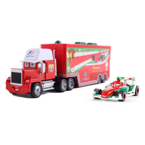 Disney Pixar Cars Trucks Toy Set The King Ramirez Hick Lightning Mcqueen Mack Uncle 1/43 Diecast Model Toys Childrens Gift