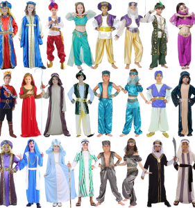 WUYIMEI | Luxurious Aladdin-Themed Cosplay Costumes for Halloween