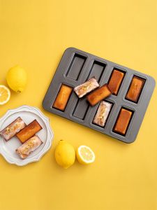 Non-Stick Carbon Steel Rectangular Brownie Submarine Cookie Baking Tray Japanese Style Kitchen Cooking Utensils Baking Mold