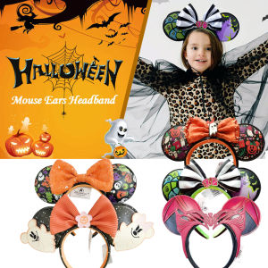 Disney | New Disney Bat Pumpkin Mickey Mouse Ear Headband COSTUME Hallowmas Headband Cosplay Plush Gift Girls Party Hairb