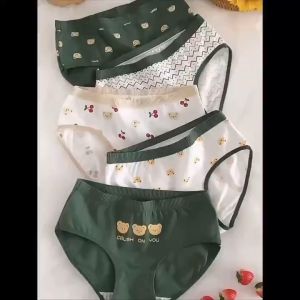 JOSU - Cd Imut Fashion Jepang Celana Dalam Wanita Katun Import Mid Waist S07