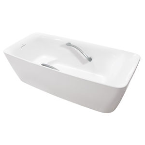 Freestanding Bathtub Stone Resin Soaking